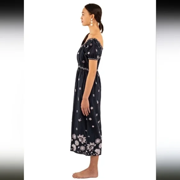Gretchen Scott, Big Love Maxi Dress, Navy Blue, Size M - Picture 3 of 12